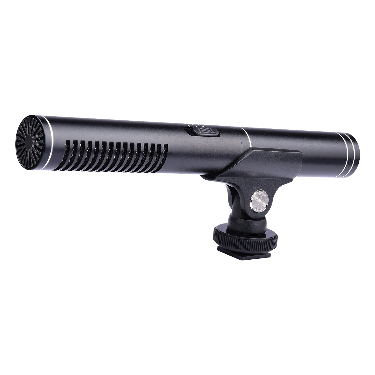 

YELANGU High Sensitive Aluminum Alloy Camera Recording Microphone for DV/DSLR camera, Black