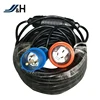 outdoor use waterproof RCD Extension Cord with plug and socket