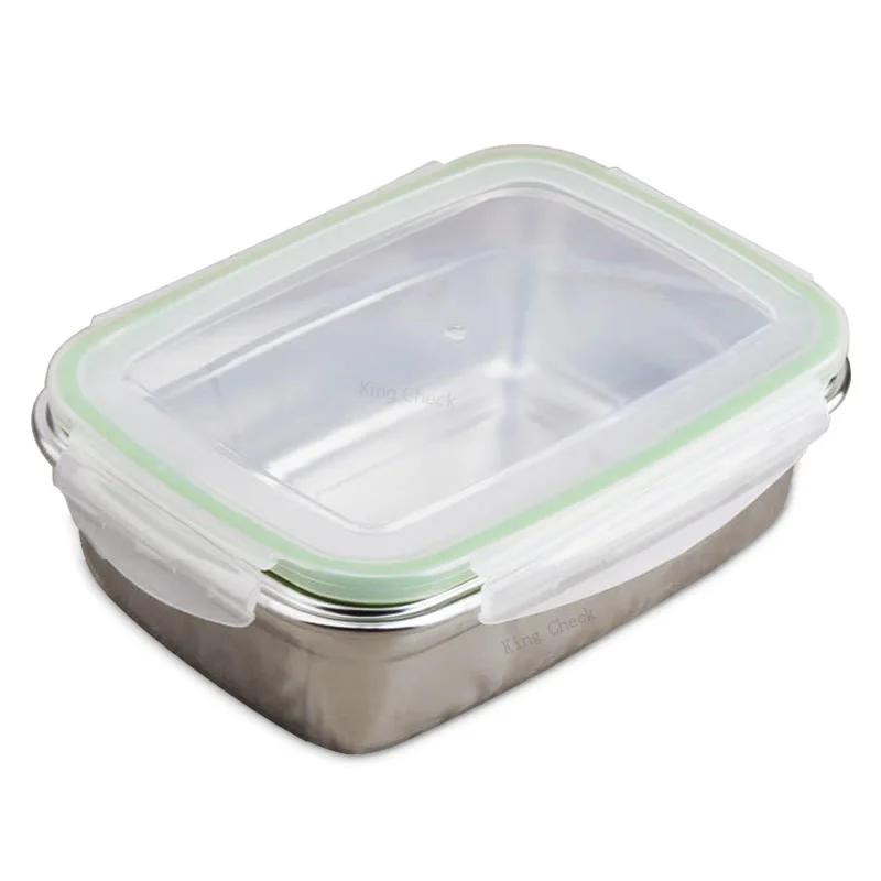 Amazon Top Seller 2019 6 Cm Leak Proof Children Snack Box Stainless Steel Snack Box Mini Candy