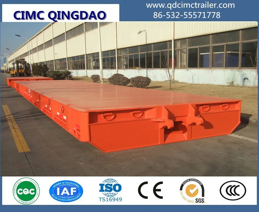 Cimc 40 Ft Roll Trailer Mafi-trailer 60ton - Buy Cimc Roll Trailer,Cimc ...