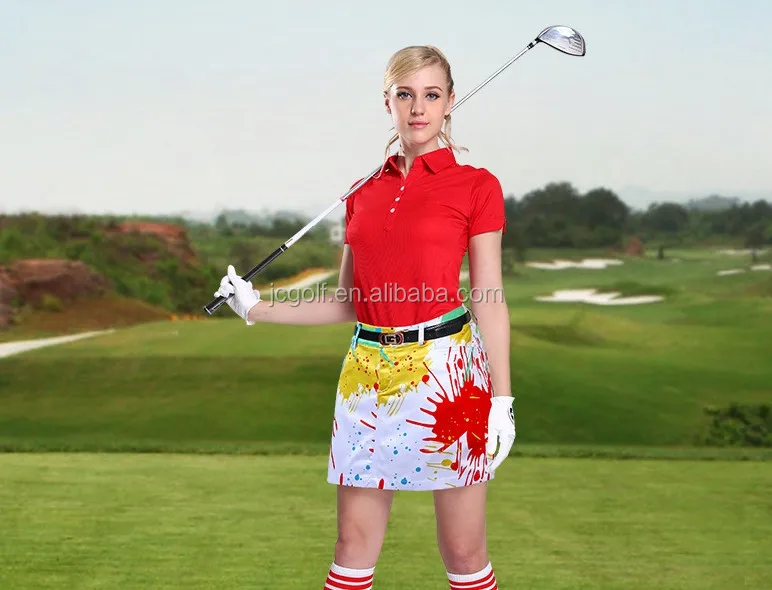 

Sport Short Ladies Golf Apparel Clothes Womens Golf printing Skirt
