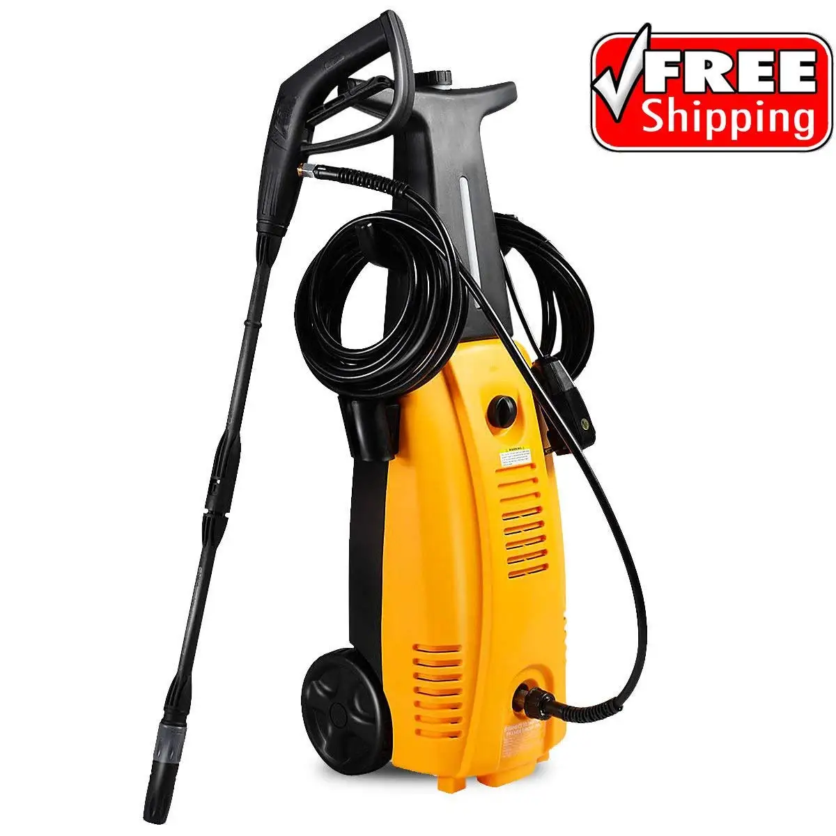 Okapi Washer Burst Sprayer Electric High Pressure Built Detergent HD Cleaning Car Sidewalk Deck