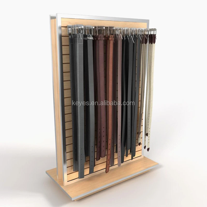 Metallic Leather Wallet Display Stands Rack Retail Store Buy