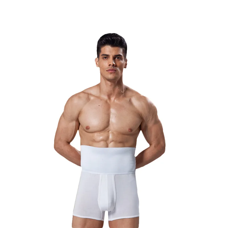 

Adjustable Hooks High Waisted Underwear For Men K226, Black