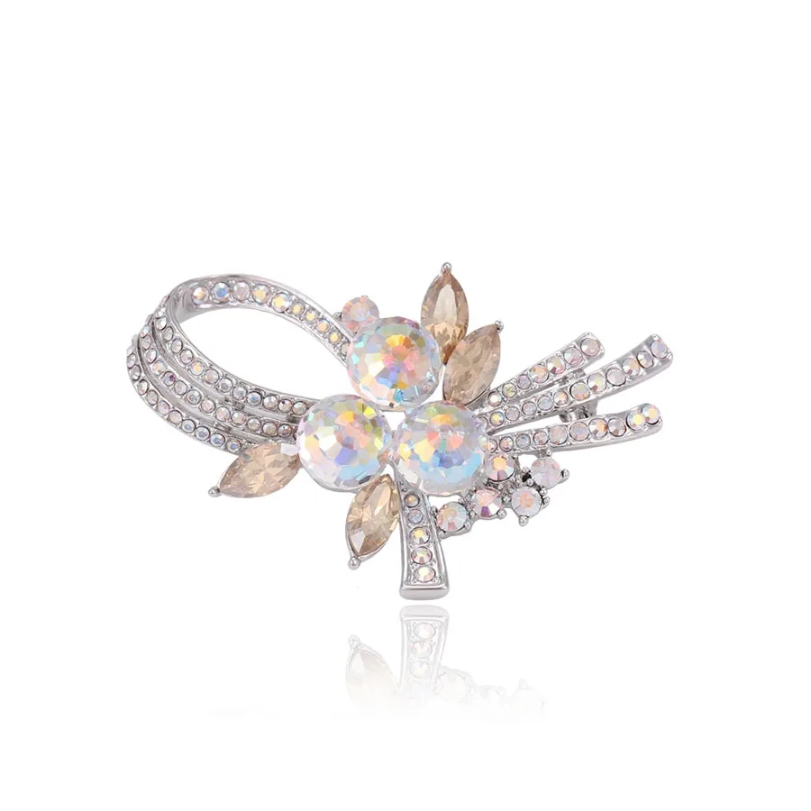 00093 Xuping New Model Magnetic Bridal Hair Brooch For Wedding