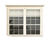 bullet proof glass window double glazed aluminum casement windows