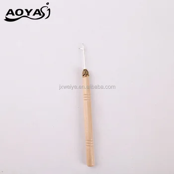 Hair Weaving Latch Hook Crochet Needles Woodenlatch Hook Needles