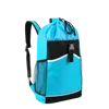 Large Capacity Polyester Custom Logo Drawstring Backpack Bag with Round Bottom