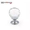 Top-quality decorative acrylic crystal shower room door cabinet drawer aluminum clear crystal glass handle and knob