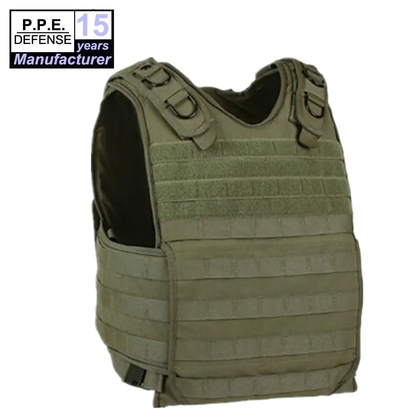 

Military Bulletproof tactical vest with ballistic plate, Black,green,desert