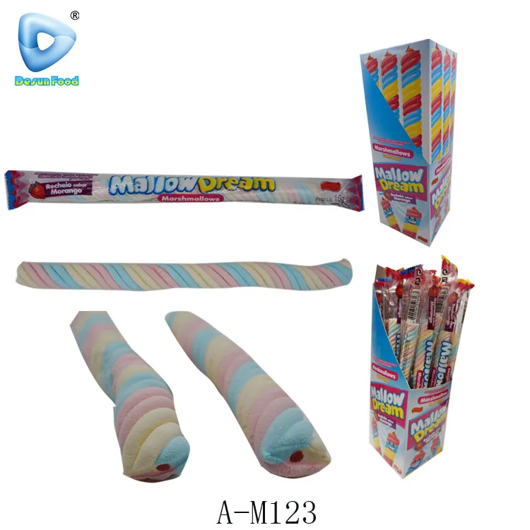 Halal Long Jam Filled Marshmallow - Buy Halal Marshmallow,Jam Filled ...