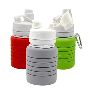Image of Newest Design Water Bottle Silicone Material Collapsible Water Bottle