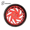 Manufacture wholesale forged magnesium red wheel car rims 20 for sale