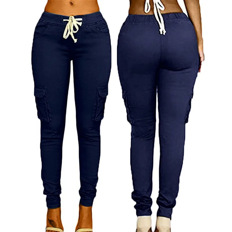 multi pocket pants for ladies