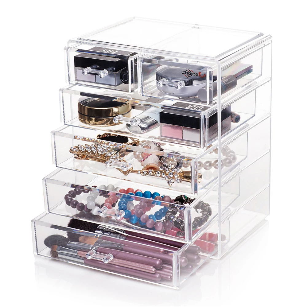 Hot Sale Wholesale Acrylic Makeup Organizer With Drawers Buy Acrylic