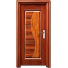 HS-1853 المورد الذهبي تأمين الفرنسية الصلب الأبواب الخشبية الداخلية مصنع صنع في الصين