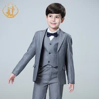 

Shipping Cost Can Be Discussed Nimble Little Boys Wear In Formal Occasion Solid Black Handsome Baby Boy Suit