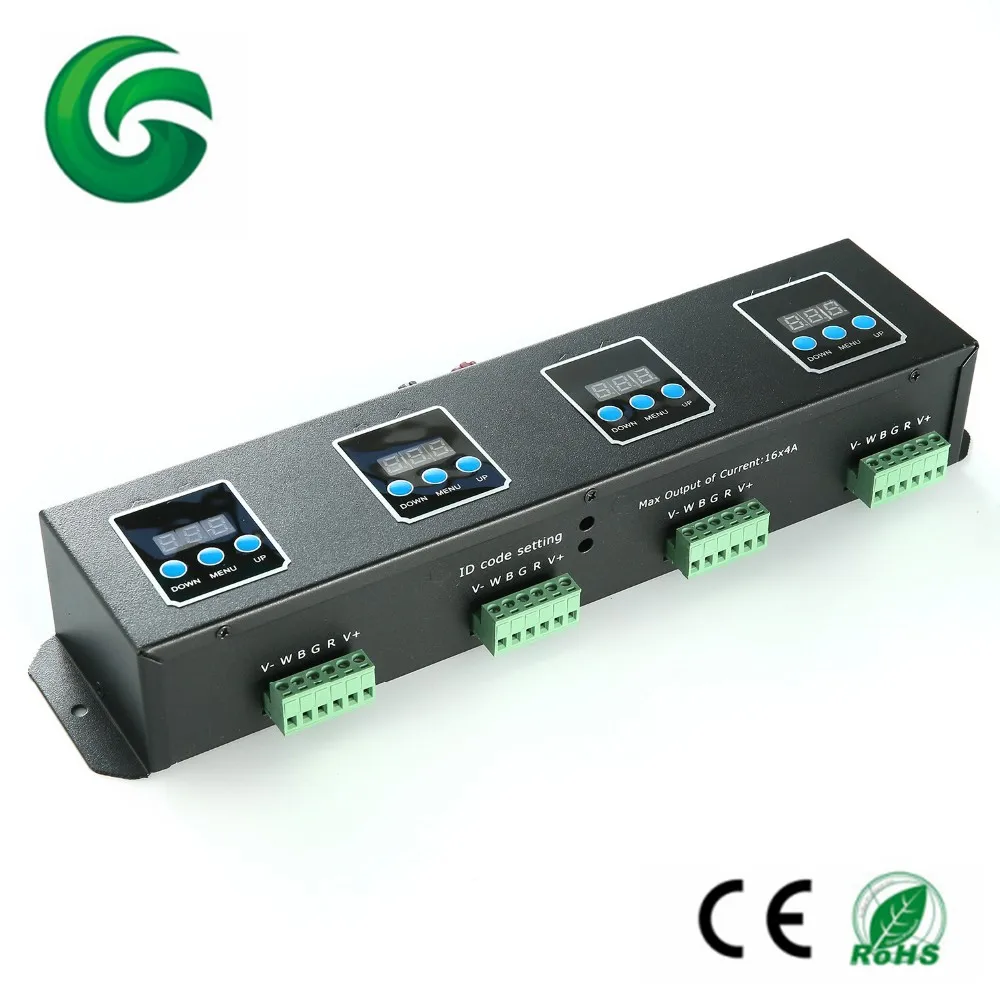 New Design!!! 4*4ch 12-24v Dc 16ch Dmx Decoder With Seperate Dmx ...