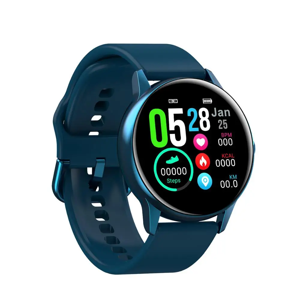 Round sceen smart watch Sports fitness tracker smart watch Heart rate blood pressure blood oxygen smart watch
