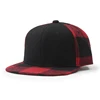 Guangzhou Factory Custom Meidiney Premium Wool Blend Plaid Snapback Caps Hat