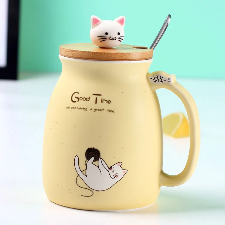 ceramic cat coffee mugs