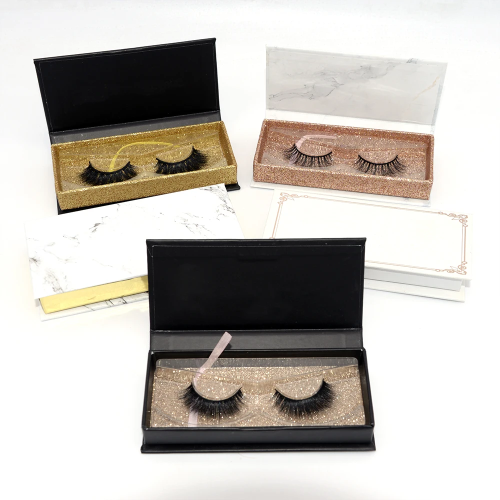 

Homay Top 10 Lovely Lashes Fluffy Eyelashes Individual Silk Lashes, Natural black