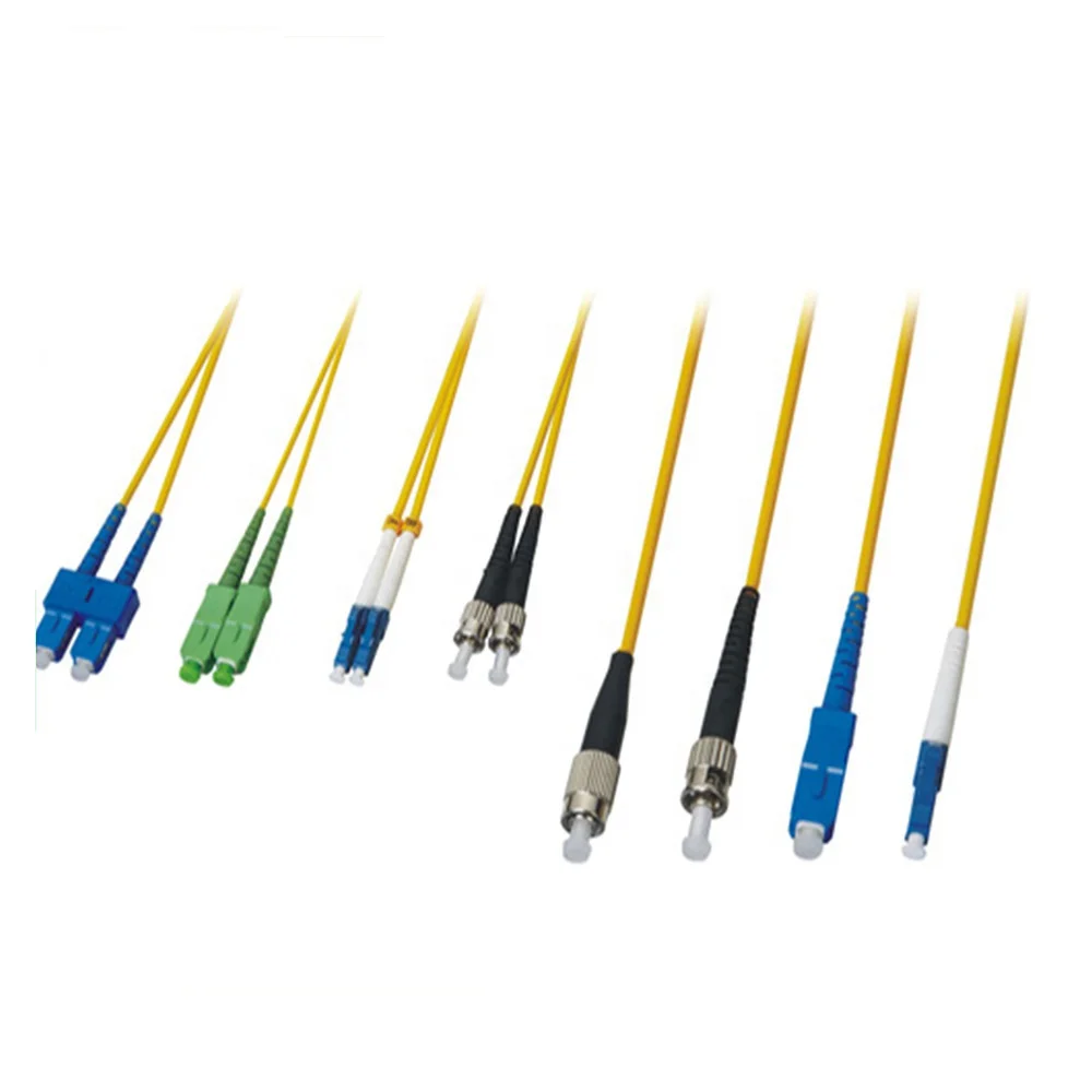 

Singlemode/Multimode Simplex/Duplex SC/FC/LC/ST/MTRJ/MU/DIN UPC APC Connectorfiber optic patch cord