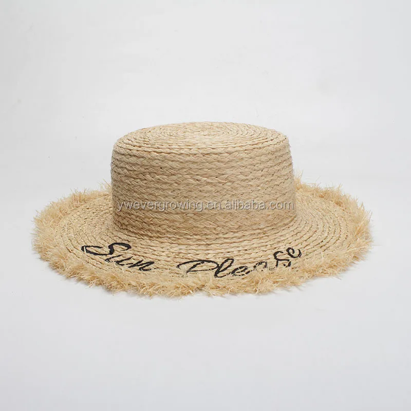 beach hat monogrammed