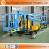 Indoor outdoor used articulated boom lift platform portable man lifter CE skyp ariel articulated boom platform