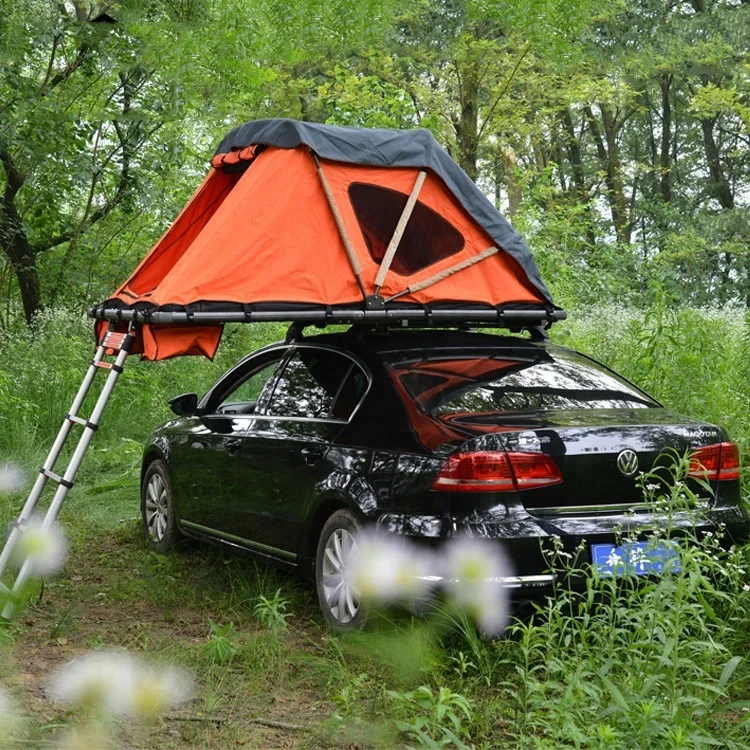 2018 hot sale camping hard shell car roof top tent for traveling
