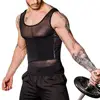 Men Body Shaper Slimming Vest Tight Tank Top Compression Shirt Tummy Control Underwear