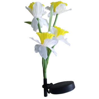 Solar Powered Light Outdoor Garden Flower Lights D09-daffodil - Buy