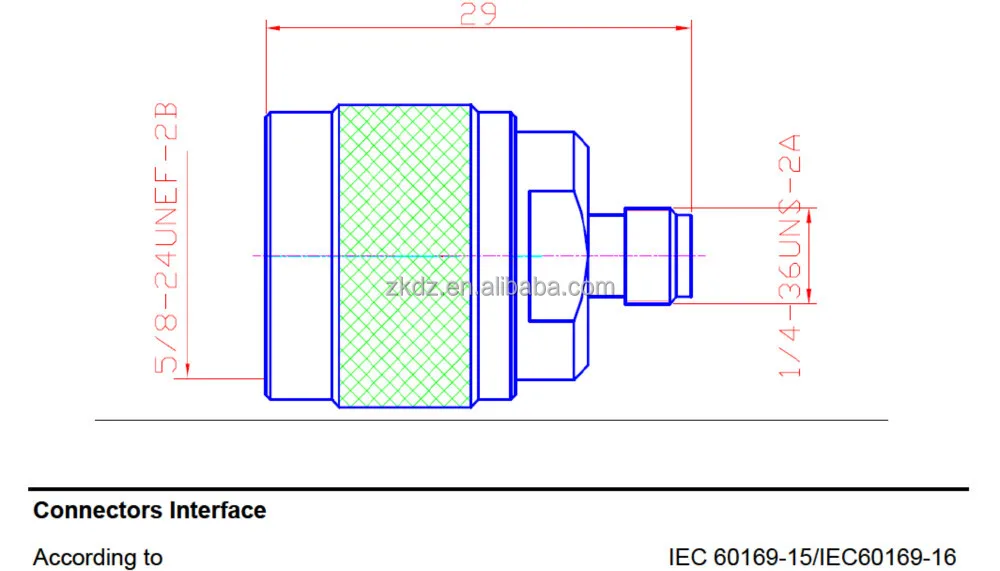 Hot sale N Male Plug To SMA Female jack Straight RF Connector Adapter