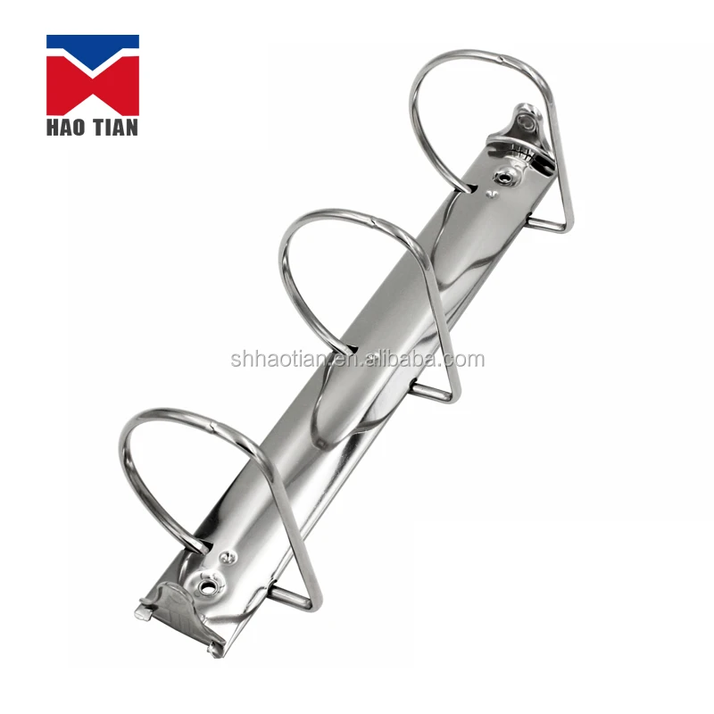 Slant D ring binder mechanisms