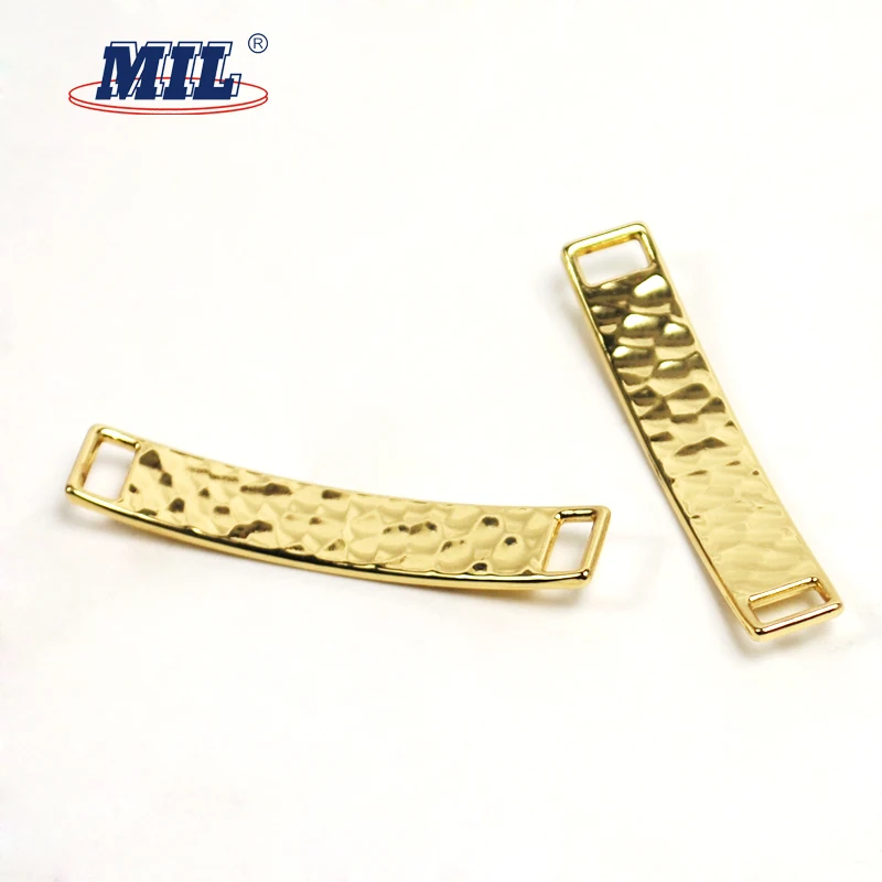 Custom brand logo label metal plate for clothing