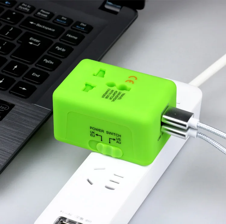 Multi Universal Travel Plug Adapter With 2 Usb Port Buy Multi Plug Adapter,Plug Adapter,Travel
