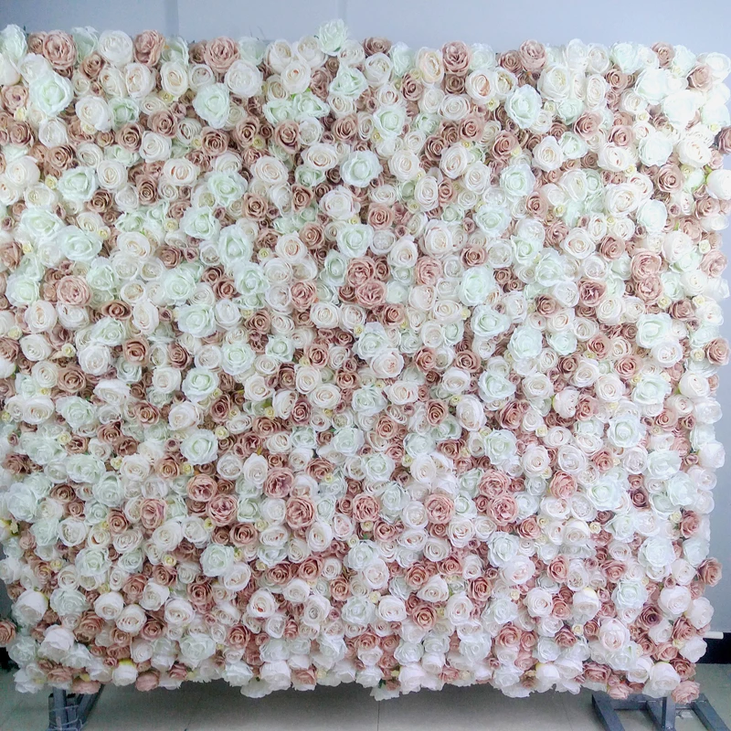 

SPR Free shipping SPR 3D rose flower wall panels wedding occasion backdrop table runner artificial flowers, Mix color