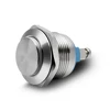 Electrical stainless steel high flat push button switch