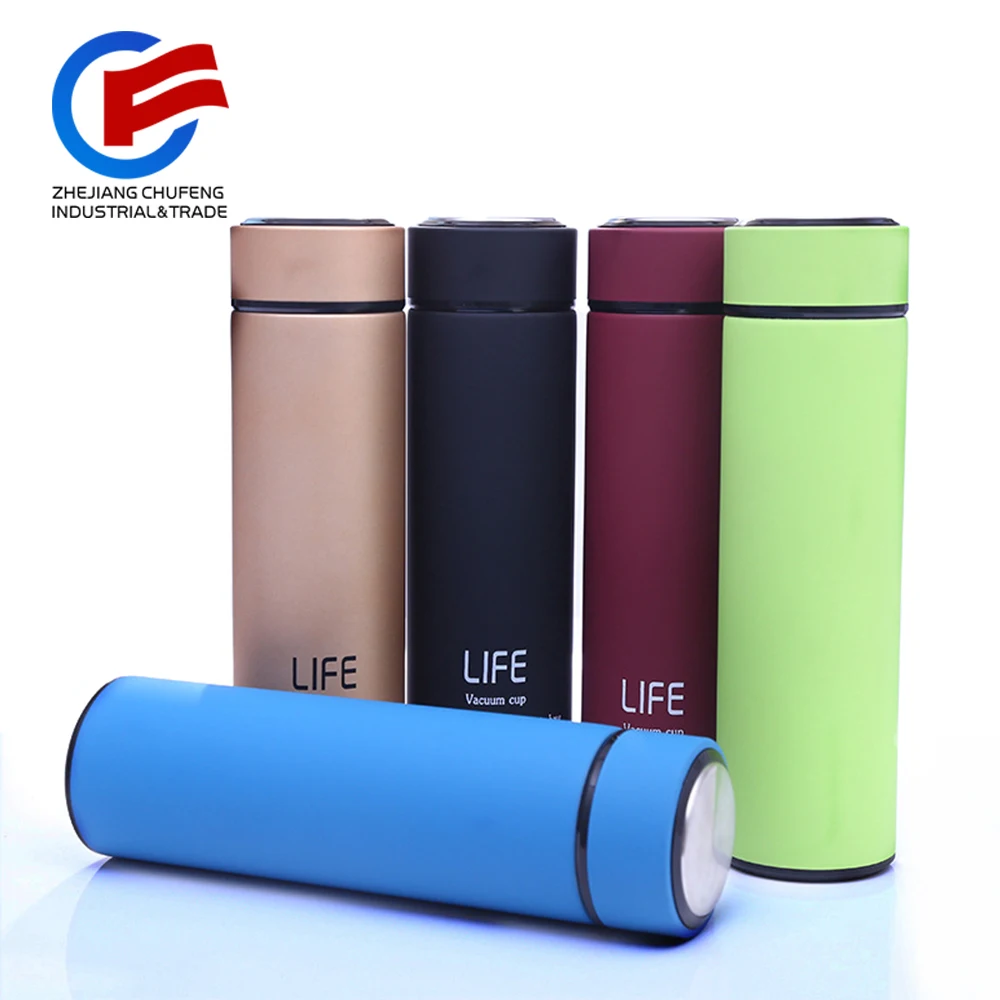 Stainless Steel Water Bottle Thermos Cup LOGO customized 500ml classics vacuum flask thermos bottle