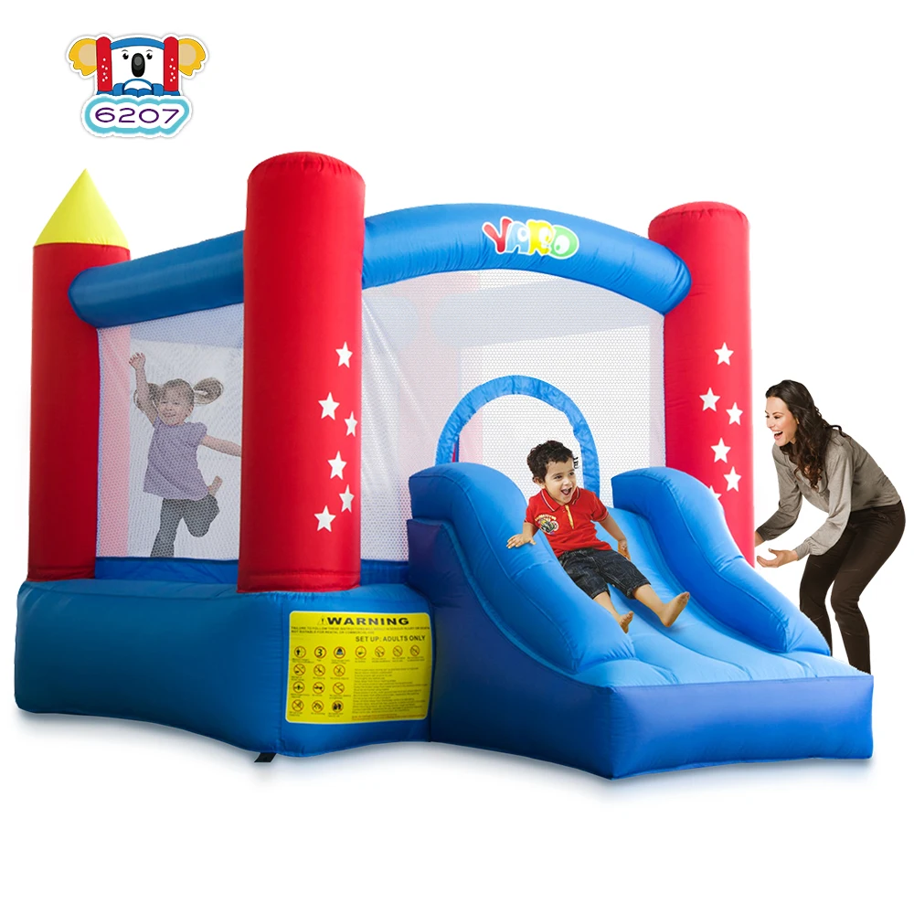 

YARD mini home use bounce house bouncy castle jumper slide inflatable bouncer trampoline toys moonwalk with blower