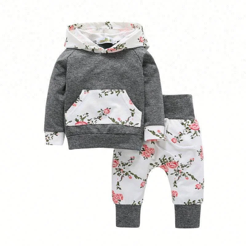 Wholesale Toddler Long Sleeve Romper Organic Baby Flowers Clothes