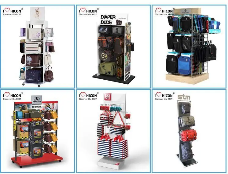 Knock Down Slatwall Wood Retail Showroom Display Furniture Movable