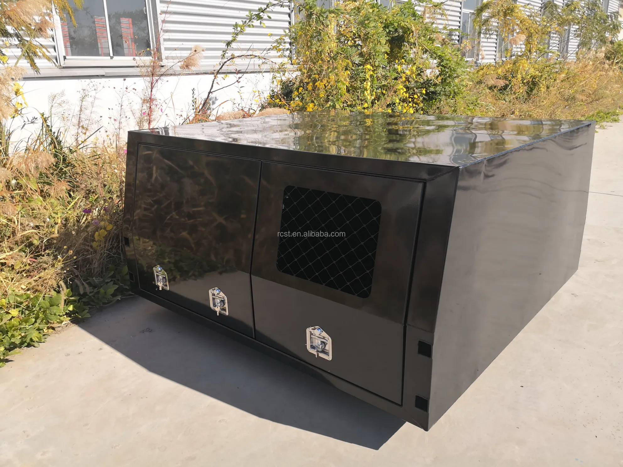 Jack Off Jack Up Black Powder Coated Alloy Aluminium Pickup Truck Ute Canopy With Dog Box Buy