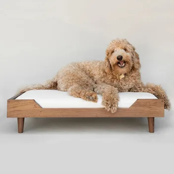 手作り犬木製ベッド Hundebett 高品質泡クッションペット木製家具ベッド Buy 木製の犬のベッド Hundebett 木製ペットベッド Product On Alibaba Com