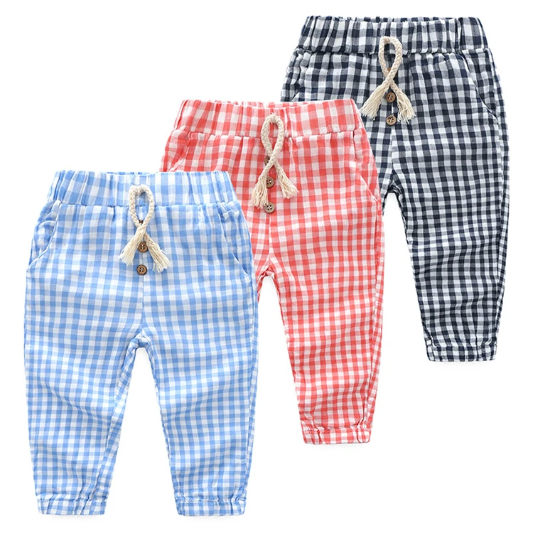 

Korean Fashion Style Spring Models Casual Children Clothing Cotton Baby Boys Long Trousers For Kids, Picture shown