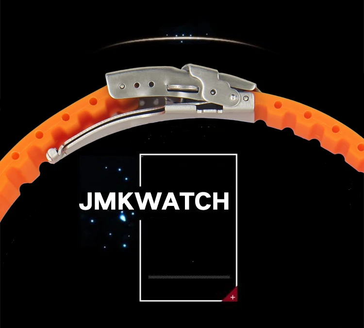 Sport Style Soft Multi Colors Stripes Grain 24 mm Silicone Watch Strap 