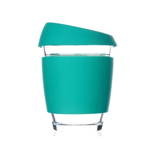 Promotional Wholesale Eco Friendly Silicone Coffee Cup Reusable With Lids And Custom Logo Printed