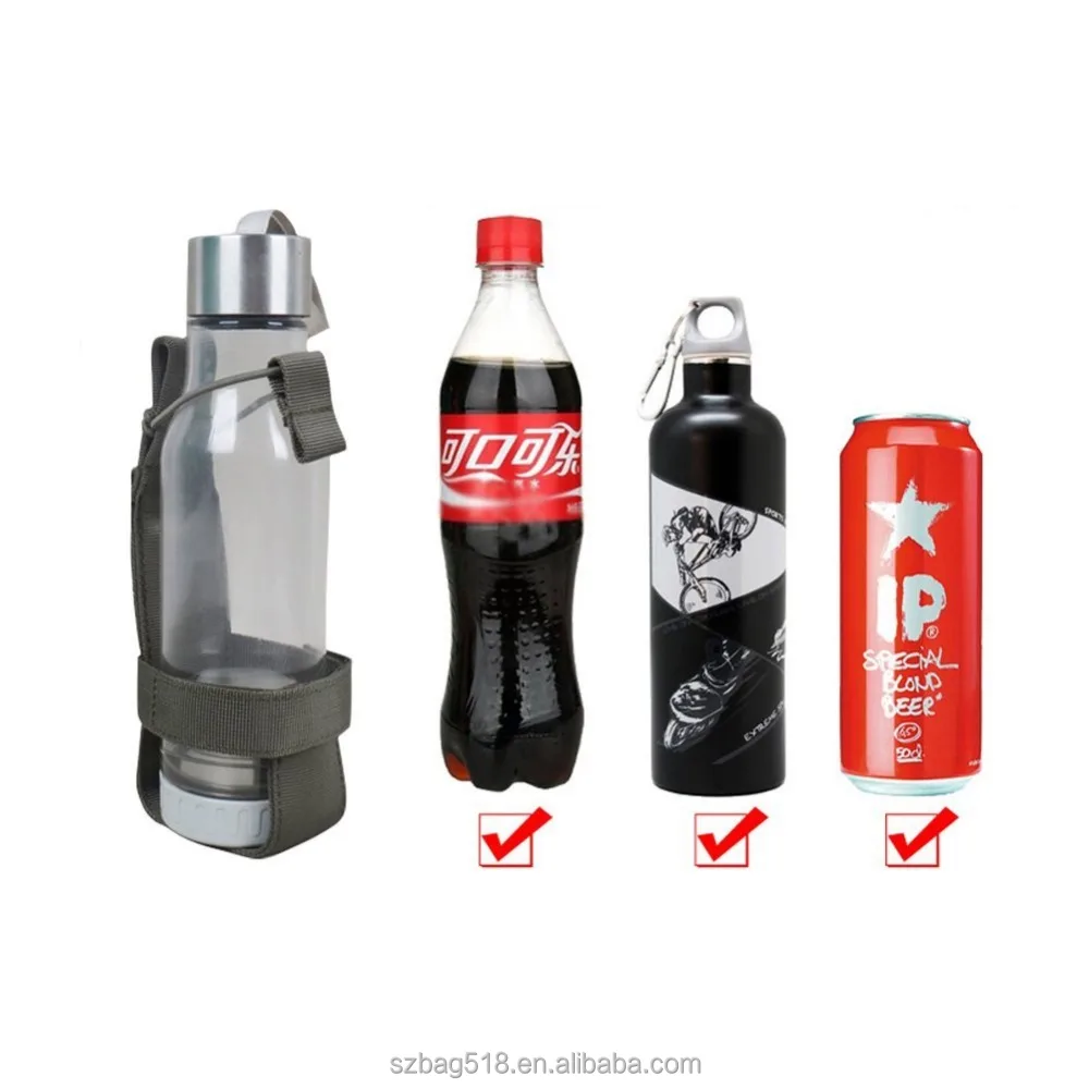 

single wine beer water bottle holder lanyard / bottle carrier
