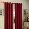 chinese manufacturer supply faux silk curtains,ready made decorative curtains
