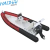 New Model Large Super RIB 6.8m Fiberglass Rigid Hull Inflatable Boat with Outboard Motor for Sale